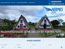 Tablet Screenshot of hermestours.hu